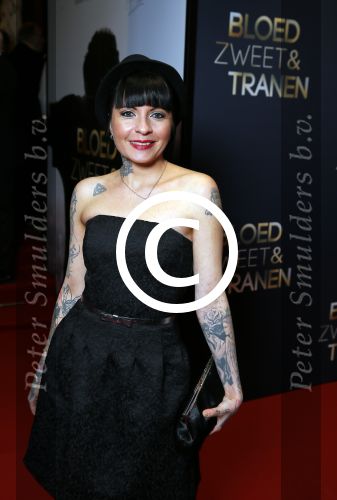 Amsterdam 30 maart 2015
Premiere Bloed zweet en tranen (film over het leven van Andre Hazes) in Tuschinski. Sanne Kraaijkamp