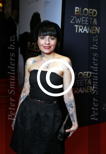 Amsterdam 30 maart 2015
Premiere Bloed zweet en tranen (film over het leven van Andre Hazes) in Tuschinski. Sanne Kraaijkamp