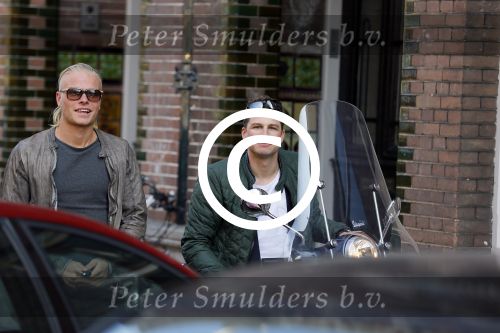 Amsterdam 17 maart 2015  
Koen Verweij en Sven Kramer in Amsterdam zuid.