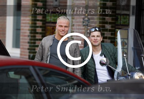Amsterdam 17 maart 2015  
Koen Verweij en Sven Kramer in Amsterdam zuid.