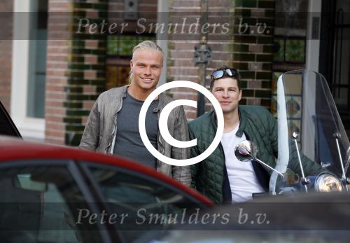 Amsterdam 17 maart 2015  
Koen Verweij en Sven Kramer in Amsterdam zuid.