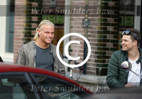 Amsterdam 17 maart 2015  
Koen Verweij en Sven Kramer in Amsterdam zuid.