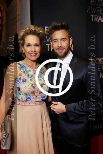 Amsterdam 30 maart 2015
Premiere Bloed zweet en tranen (film over het leven van Andre Hazes) in Tuschinski.
Tanja Jess en Charly Luske