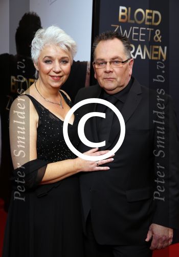 Amsterdam 30 maart 2015
Premiere Bloed zweet en tranen (film over het leven van Andre Hazes) in Tuschinski. Theo Hazes met zijn vrouw