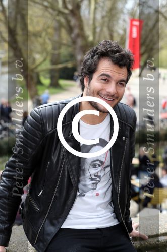 Amsterdam 9 april 2016 
Bijeenkomst van deelnemers aan het eurovision songfestival in het vondelpark.
Douwe Bob is de nederlandse inzending. Amir Frankrijk