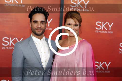 Amsterdam  3 april 2016
Premiere musical Sky in het Amsterdam theater.
Anouk v Nes