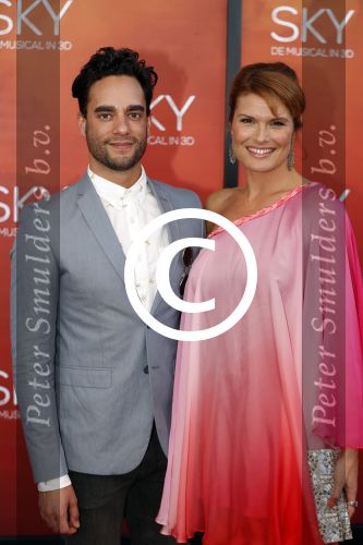 Amsterdam  3 april 2016
Premiere musical Sky in het Amsterdam theater.
Anouk v Nes
