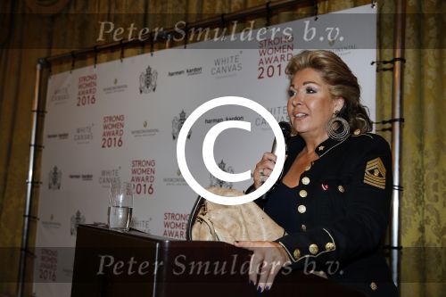 Amsterdam 21 maart 2016  
Strong woman award in het Amstel hotel.
Betty de Groot