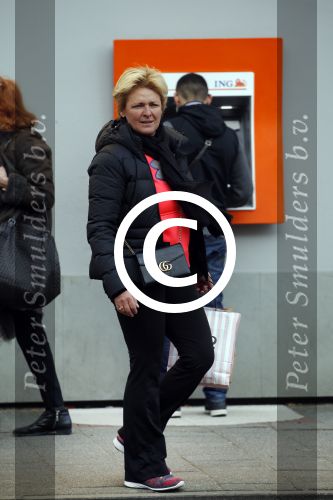 Amsterdam 14 maart 2016  
Caroline Tensen doet boodschappen in Amsterdam zuid.
