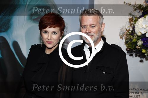 Amsterdam 15 april 2016
Premiere Natiuonaal Ballet in de stopera. Chazia Mourali met man Marc Schreuder