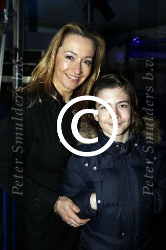 Amsterdam 17 maart 2016
Premiere circus du soleil bij amsterdam arena.
Cynthia Abma en zoon Vic