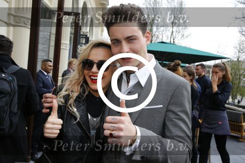 Amsterdam 9 april 2016 
Bijeenkomst van deelnemers aan het eurovision songfestival in het vondelpark.
Douwe Bob is de nederlandse inzending. Poli Genova