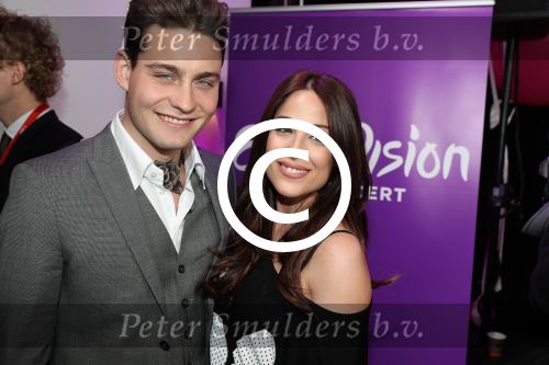 Amsterdam 9 april 2016 
Bijeenkomst van deelnemers aan het eurovision songfestival in het vondelpark.
Douwe Bob is de nederlandse inzending. Ira Losco Malta