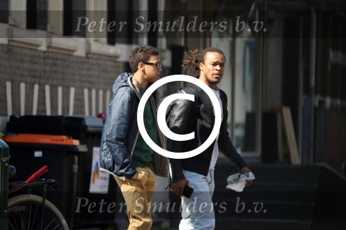 Amsterdam 10 april 2016
Edgar Davids met zijn zoon in Amsterdam