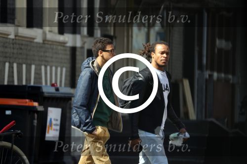 Amsterdam 10 april 2016
Edgar Davids met zijn zoon in Amsterdam