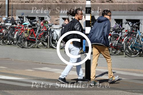 Amsterdam 10 april 2016
Edgar Davids met zijn zoon in Amsterdam