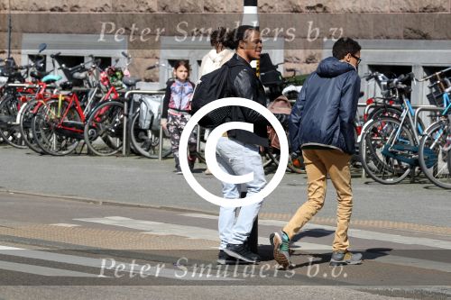 Amsterdam 10 april 2016
Edgar Davids met zijn zoon in Amsterdam
