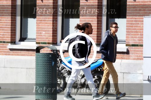 Amsterdam 10 april 2016
Edgar Davids met zijn zoon in Amsterdam