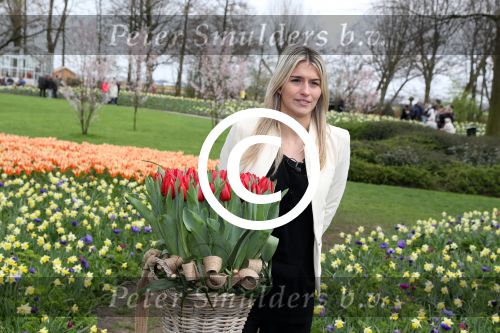Lisse 9 april 2016
Doop van tulip Estavana Polman in de keukenhof. Estavana is de nieuwe vriendin van Rafael v d Vaart. Haar ouders zijn ook aanwezig.