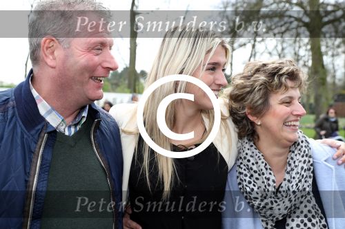 Lisse 9 april 2016
Doop van tulip Estavana Polman in de keukenhof. Estavana is de nieuwe vriendin van Rafael v d Vaart. Haar ouders zijn ook aanwezig.