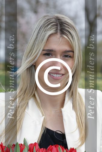 Lisse 9 april 2016
Doop van tulip Estavana Polman in de keukenhof. Estavana is de nieuwe vriendin van Rafael v d Vaart. Haar ouders zijn ook aanwezig.