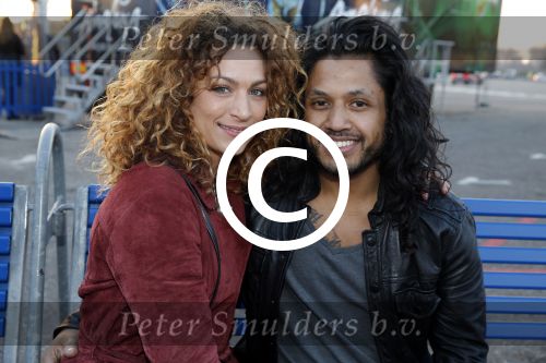 Amsterdam 17 maart 2016
Premiere circus du soleil bij amsterdam arena.
Eva v d Wijdeven met vriend