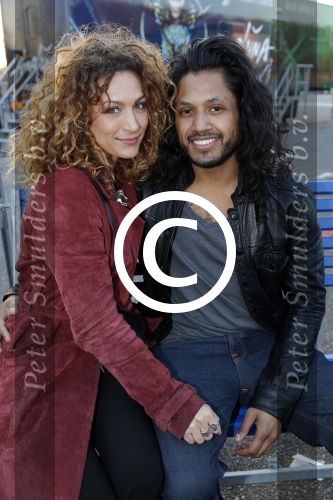 Amsterdam 17 maart 2016
Premiere circus du soleil bij amsterdam arena.
Eva v d Wijdeven met vriend
