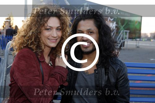 Amsterdam 17 maart 2016
Premiere circus du soleil bij amsterdam arena.
Eva v d Wijdeven met vriend