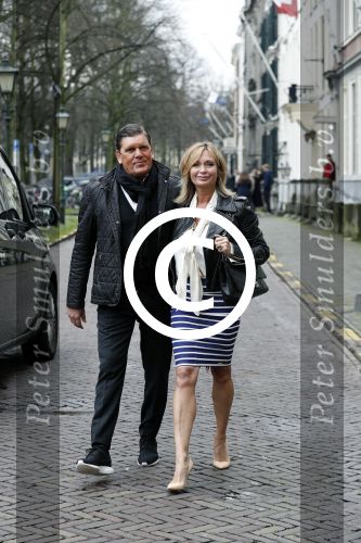 Den Haag 4 april 2016
Frak en Sandra Masmeijer in Den Haag bij hotel des Indes