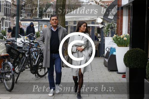 Amsterdam 22 maart 2016 
Frank Masmeijer met zijn dochter in Amsterdam zuid