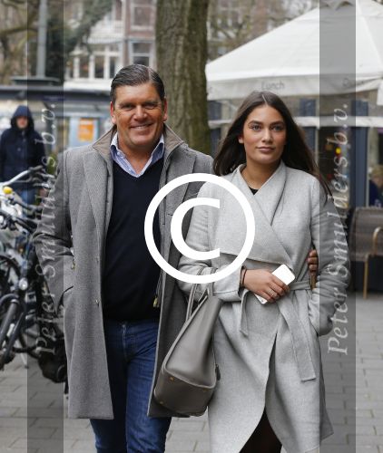 Amsterdam 22 maart 2016 
Frank Masmeijer met zijn dochter in Amsterdam zuid
