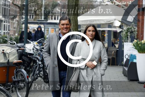 Amsterdam 22 maart 2016 
Frank Masmeijer met zijn dochter in Amsterdam zuid