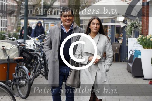 Amsterdam 22 maart 2016 
Frank Masmeijer met zijn dochter in Amsterdam zuid