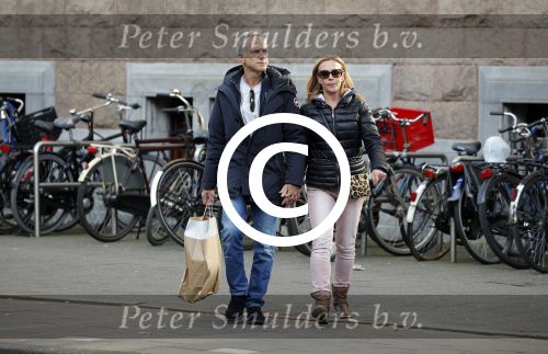 Amsterdam 14 maart 2016 
Jaap Jongbloed met zijn nieuwe vriendin Paola Goldsteen.