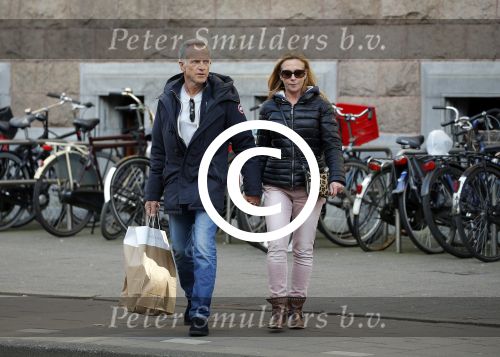 Amsterdam 14 maart 2016 
Jaap Jongbloed met zijn nieuwe vriendin Paola Goldsteen.