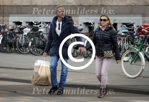 Amsterdam 14 maart 2016 
Jaap Jongbloed met zijn nieuwe vriendin Paola Goldsteen.