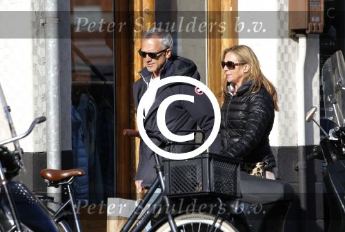 Amsterdam 14 maart 2016 
Jaap Jongbloed met zijn nieuwe vriendin Paola Goldsteen.