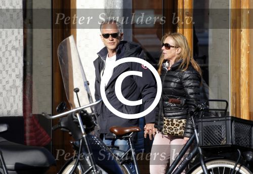 Amsterdam 14 maart 2016 
Jaap Jongbloed met zijn nieuwe vriendin Paola Goldsteen.
