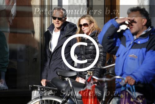 Amsterdam 14 maart 2016 
Jaap Jongbloed met zijn nieuwe vriendin Paola Goldsteen.
