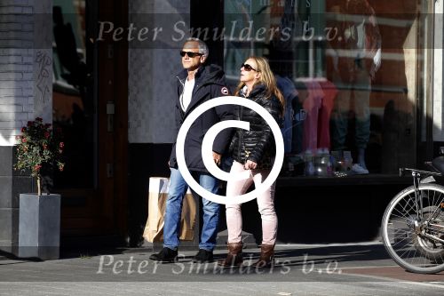 Amsterdam 14 maart 2016 
Jaap Jongbloed met zijn nieuwe vriendin Paola Goldsteen.
