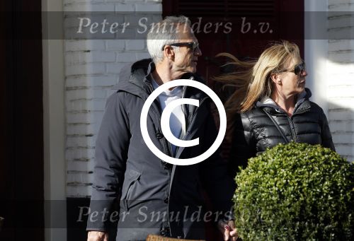 Amsterdam 14 maart 2016 
Jaap Jongbloed met zijn nieuwe vriendin Paola Goldsteen.