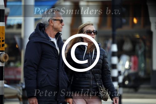 Amsterdam 14 maart 2016 
Jaap Jongbloed met zijn nieuwe vriendin Paola Goldsteen.
