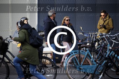 Amsterdam 14 maart 2016 
Jaap Jongbloed met zijn nieuwe vriendin Paola Goldsteen.