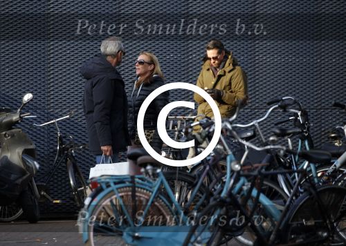 Amsterdam 14 maart 2016 
Jaap Jongbloed met zijn nieuwe vriendin Paola Goldsteen.