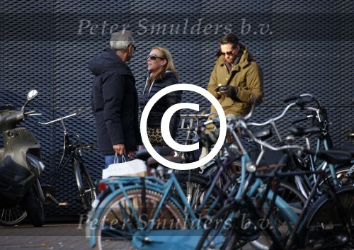 Amsterdam 14 maart 2016 
Jaap Jongbloed met zijn nieuwe vriendin Paola Goldsteen.