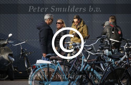 Amsterdam 14 maart 2016 
Jaap Jongbloed met zijn nieuwe vriendin Paola Goldsteen.