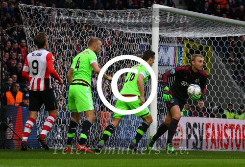 Eindhoven, 20 Maart 2016 Kompetitiewedstrijd PSV-AJAX, eindstand 0-2
Jasper Cillessen