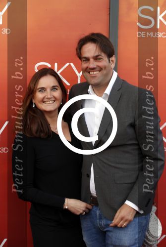 Amsterdam  3 april 2016
Premiere musical Sky in het Amsterdam theater.
Jean Luc Zeguers met vrouw
