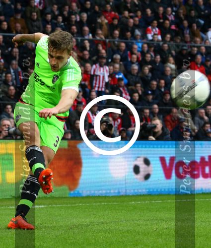 Eindhoven, 20 Maart 2016 Kompetitiewedstrijd PSV-AJAX, eindstand 0-2
Joel Veltman