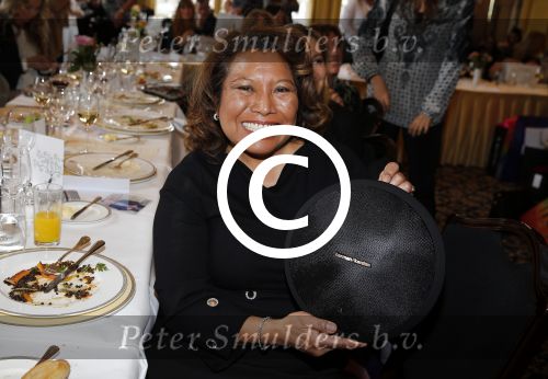 Amsterdam 21 maart 2016  
Strong woman award in het Amstel hotel.
Justine Pelmelay